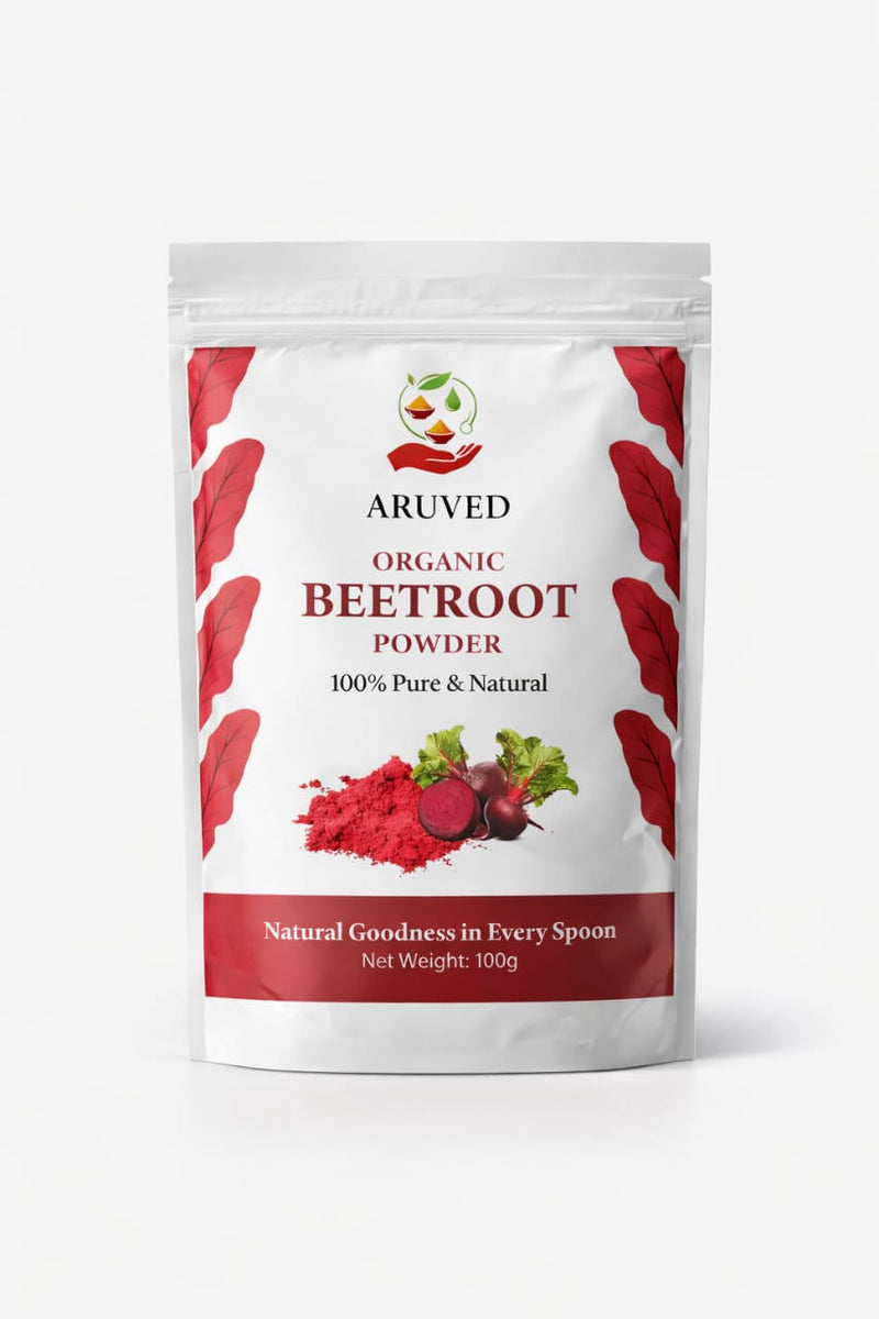 Organic Beetroot Powder | Detox your body, glow your skin, reduce pimples, boost stamina, and support naturally healthy skin.